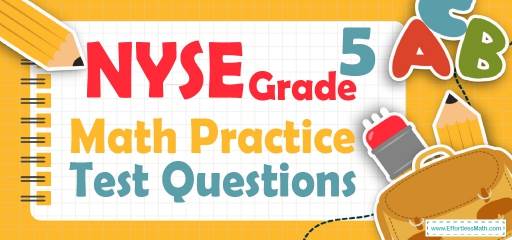 5th Grade NYSE Math Practice Test Questions