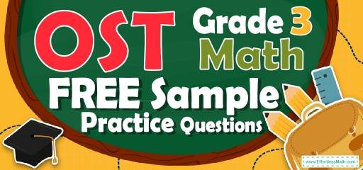 3rd Grade OST Math FREE Sample Practice Questions