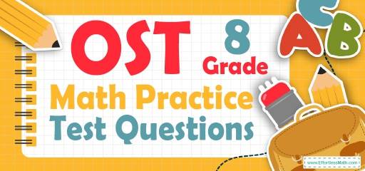 8th Grade OST Math Practice Test Questions
