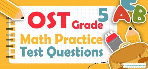 5th Grade OST Math Practice Test Questions