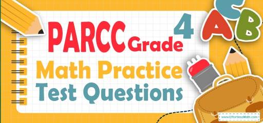 4th Grade PARCC Math Practice Test Questions