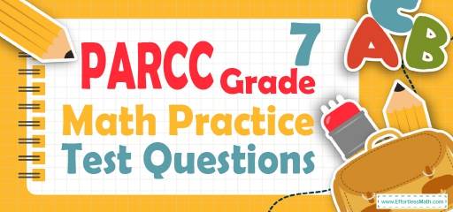 7th Grade PARCC Math Practice Test Questions