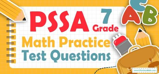 7th Grade PSSA Math Practice Test Questions