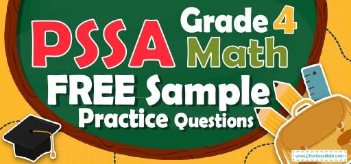 4th Grade PSSA Math FREE Sample Practice Questions