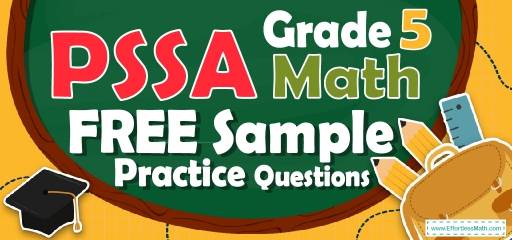 5th Grade PSSA Math FREE Sample Practice Questions