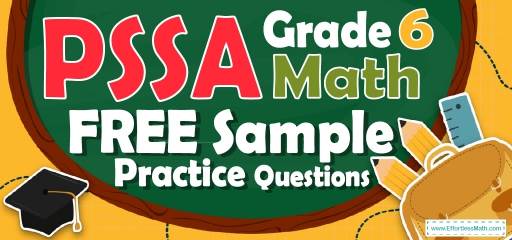 6th Grade PSSA Math FREE Sample Practice Questions