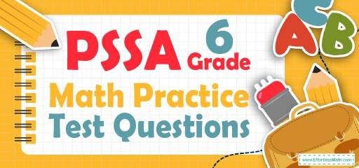 6th Grade PSSA Math Practice Test Questions