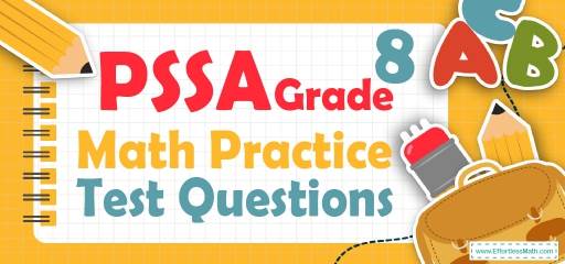 8th Grade PSSA Math Practice Test Questions