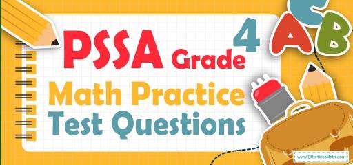 4th Grade PSSA Math Practice Test Questions