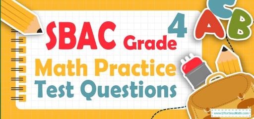 4th Grade SBAC Math Practice Test Questions