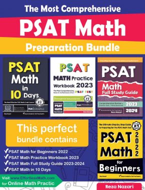 The Most Comprehensive PSAT Math 2023 Preparation Bundle: Includes PSAT Math Prep Books, Workbooks, and Practice Tests