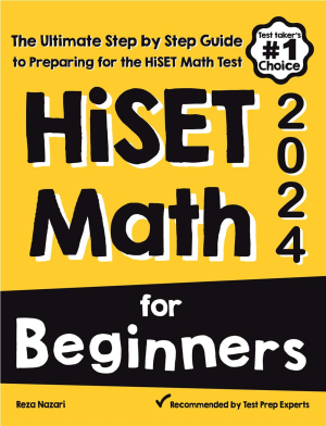 HiSET Math for Beginners cover
