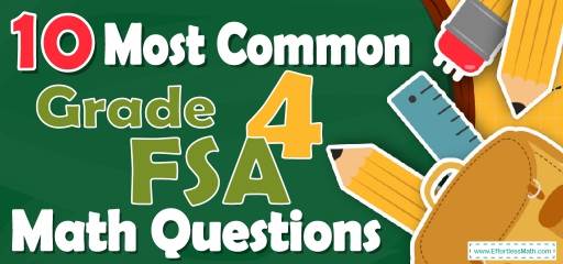 10 Most Common 4th Grade FSA Math Questions