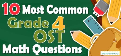 10 Most Common 4th Grade OST Math Questions