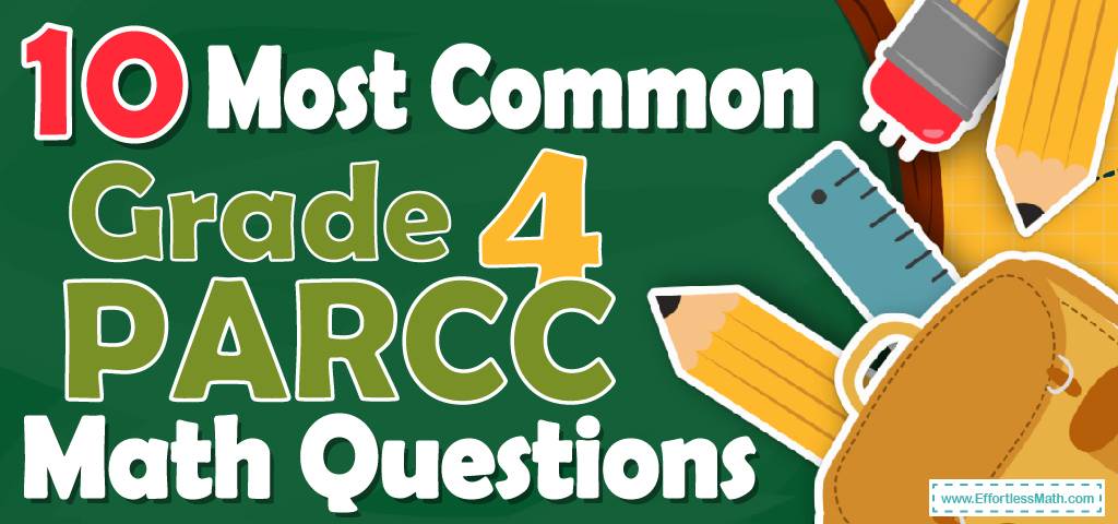 Parcc 4th Grade Math Questions Printable