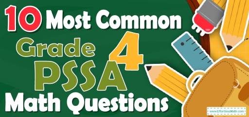 10 Most Common 4th Grade PSSA Math Questions