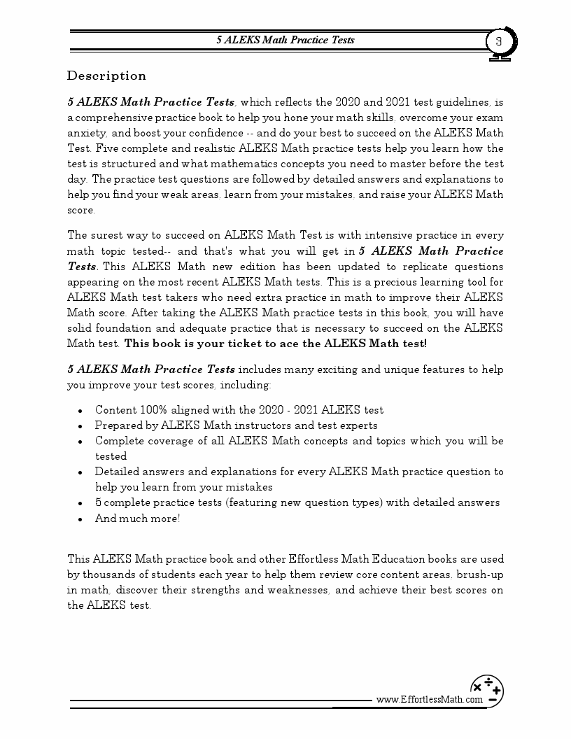 5 aleks math practice tests extra practice to help achieve an