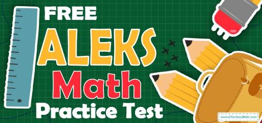 FREE ALEKS Math Practice Test