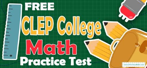 FREE CLEP College Math Practice Test
