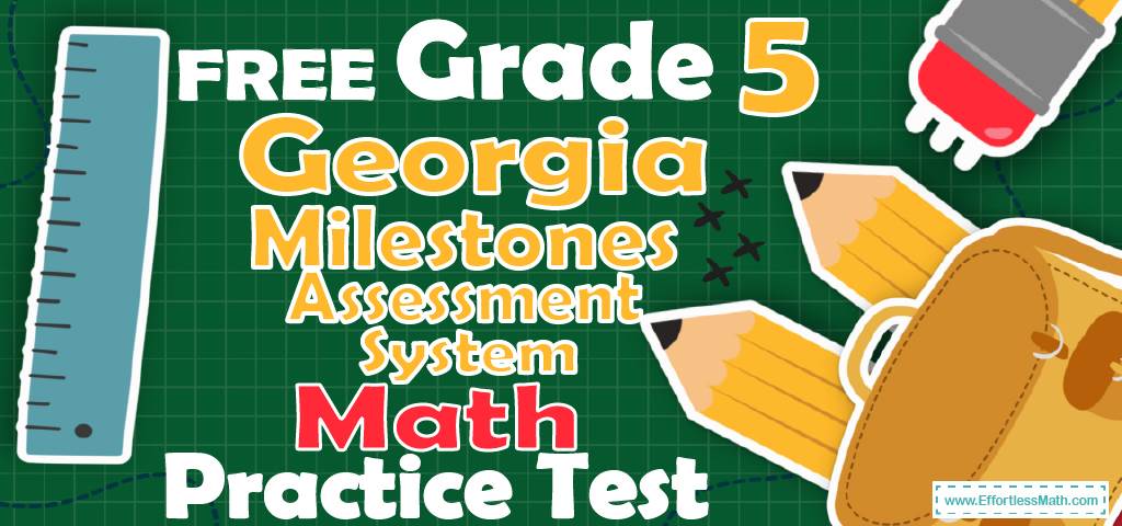 Georgia Milestones 5th Grade Test Prep