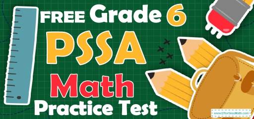 FREE 6th Grade PSSA Math Practice Test