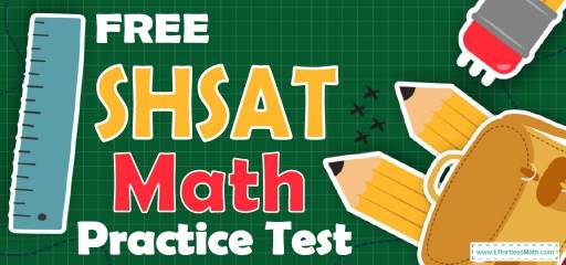 FREE SHSAT Math Practice Test