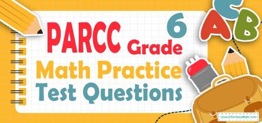 6th Grade PARCC Math Practice Test Questions
