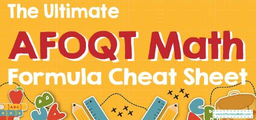 The Ultimate AFOQT Math Formula Cheat Sheet