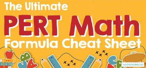 The Ultimate PERT Math Formula Cheat Sheet