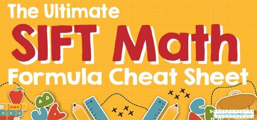 The Ultimate SIFT Math Formula Cheat Sheet