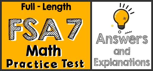 Full-Length 7th Grade FSA Math Practice Test-Answers and Explanations