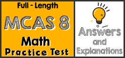 Full-Length 8th Grade MCAS Math Practice Test-Answers and Explanations