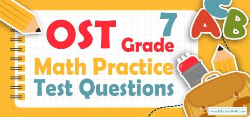 7th Grade OST Math Practice Test Questions