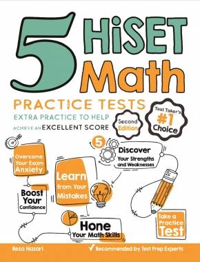 5 HiSET Math Practice Tests: Extra Practice to Help Achieve an Excellent Score