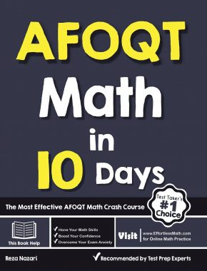 AFOQT Math in 10 Days: The Most Effective AFOQT Math Crash Course