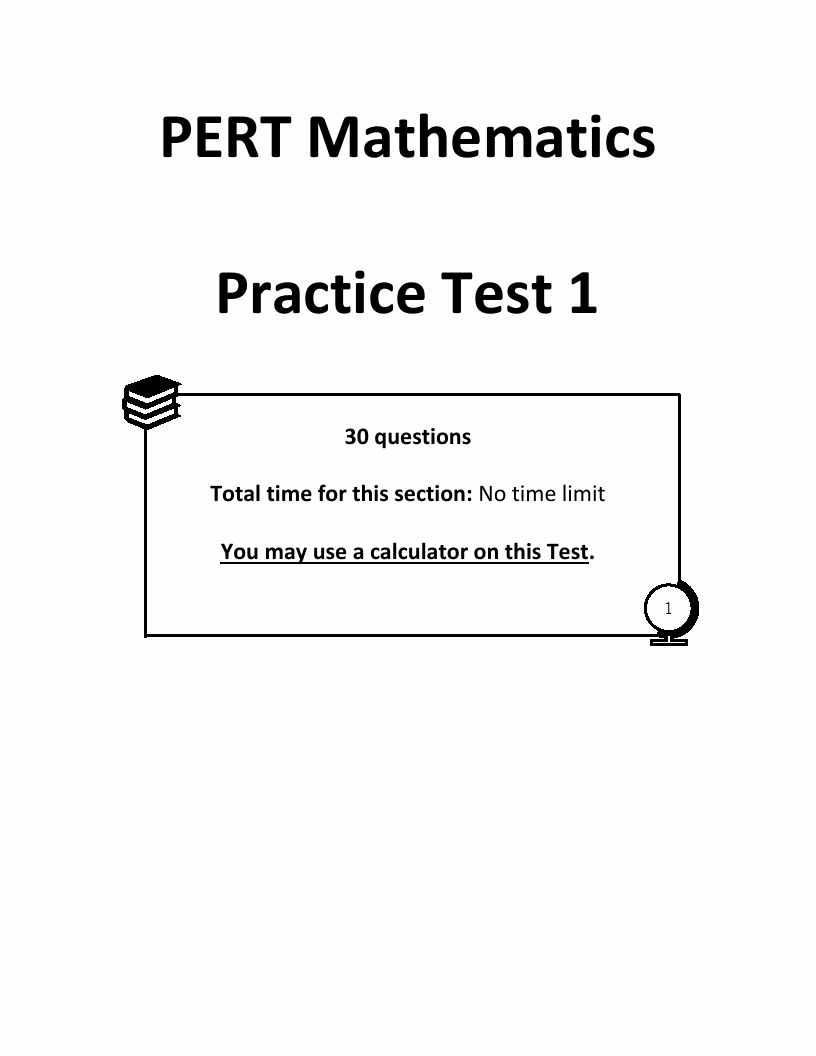 5 pert math practice tests extra practice to help achieve an excellent