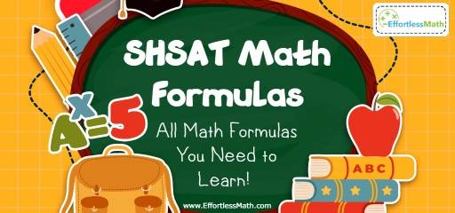 SHSAT Math Formulas