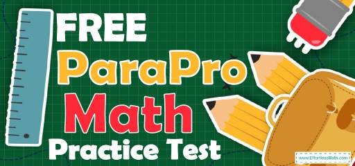 FREE ParaPro Math Practice Test