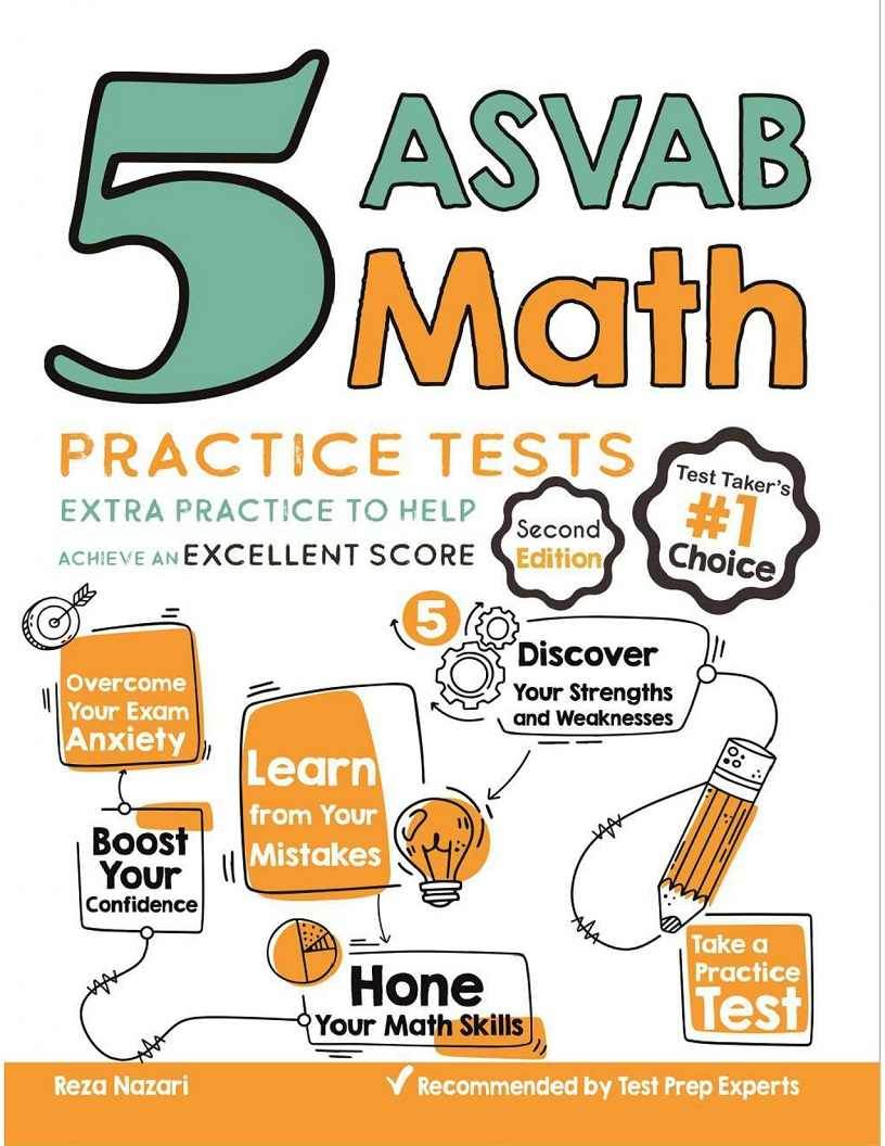 5 ASVAB Math Practice Tests: Extra Practice to Help Achieve an ...