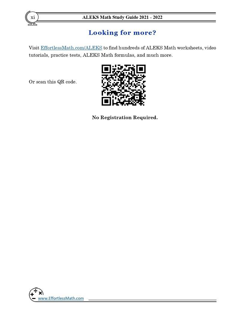 Aleks math study guide step by step guide to preparing for the aleks