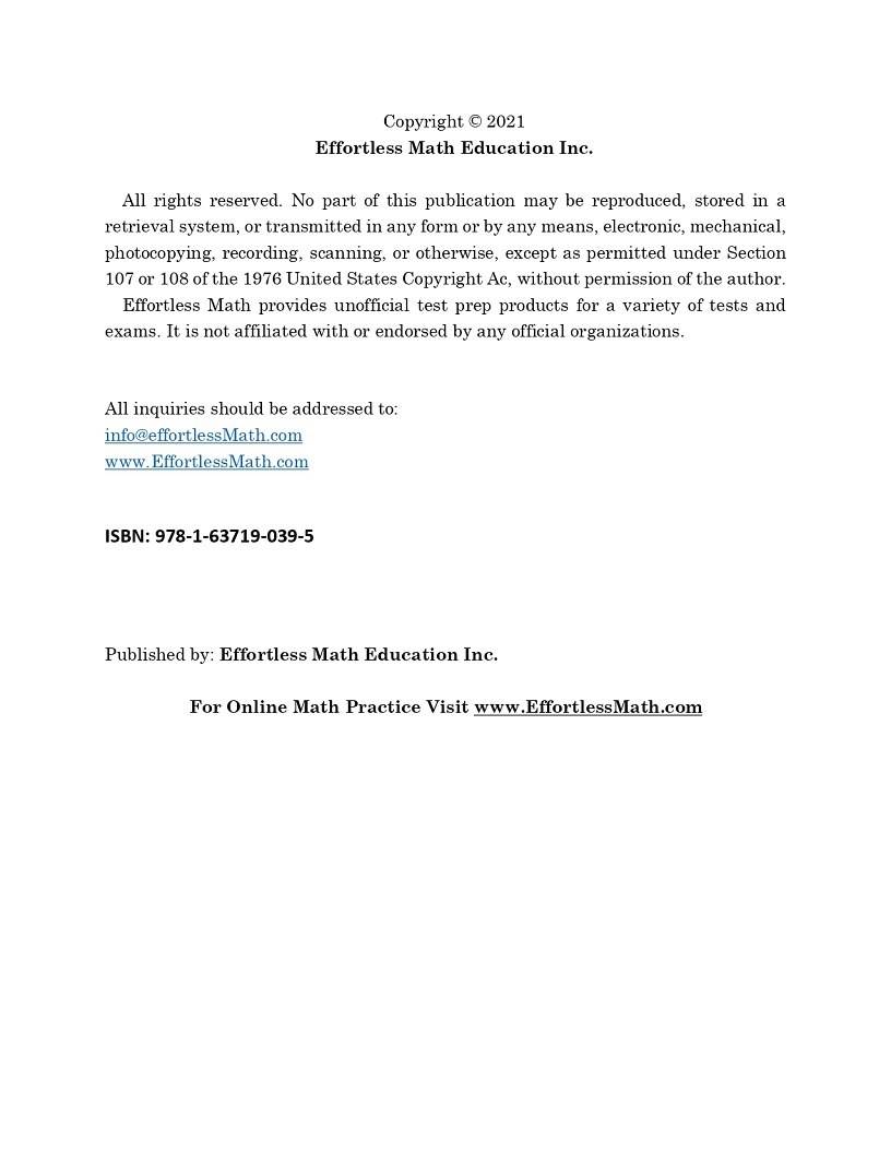 FTCE General Knowledge Math Study Guide | Effortless Math
