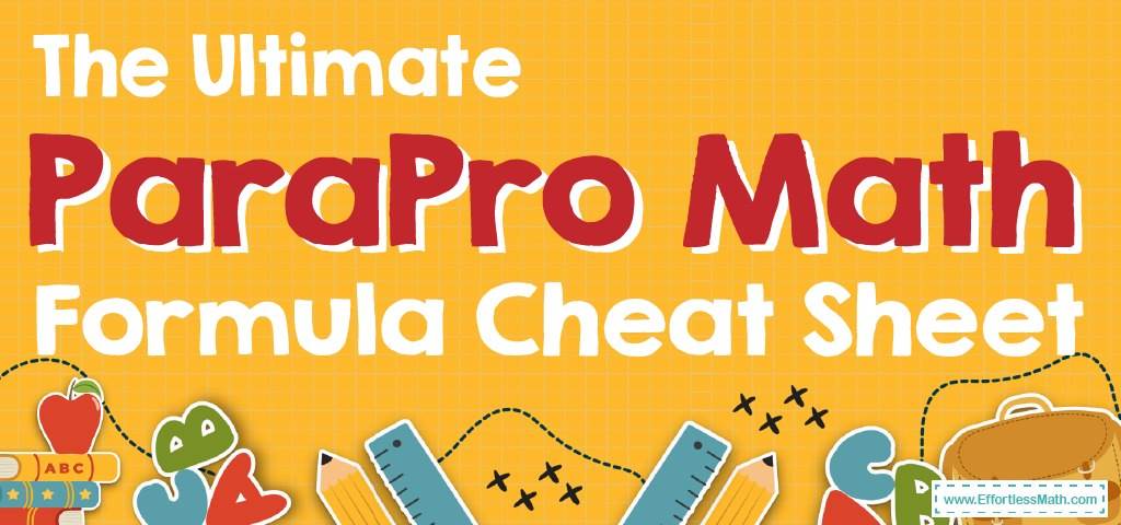   If you’re preparing for the ParaPro Math test and will take the test in a few weeks or months, you might be anxious about how to remember ALL the 