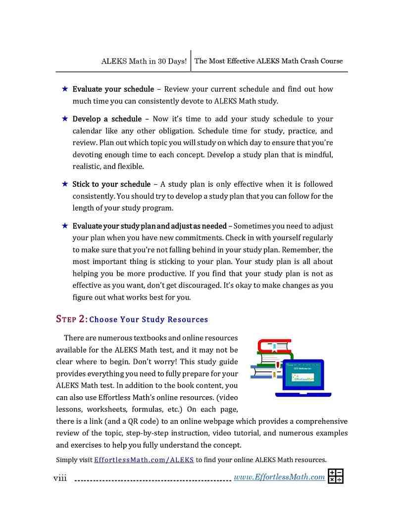 ALEKS Math in 30 Days: The Most Effective ALEKS Math Crash Course ...