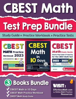 CBEST Math Preparation Bundle cover
