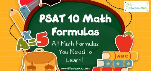 PSAT 10 Math Formulas