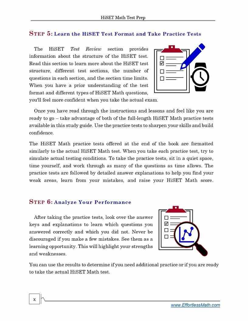 HiSET Math Test Prep The Ultimate Guide to HiSET Math + 2 FullLength