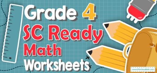 4th Grade SC Ready Math Worksheets: FREE & Printable