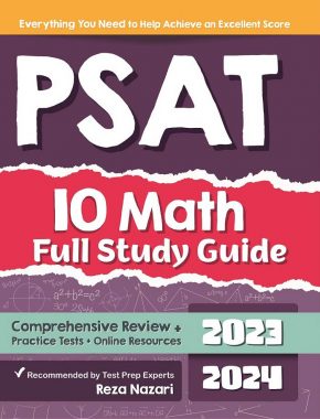 PSAT 10 Math Full Study Guide: Comprehensive Review + Practice Tests + Online Resources