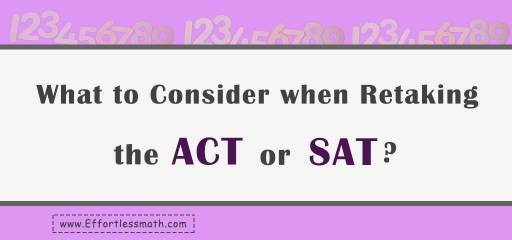 What to Consider when Retaking the ACT or SAT?