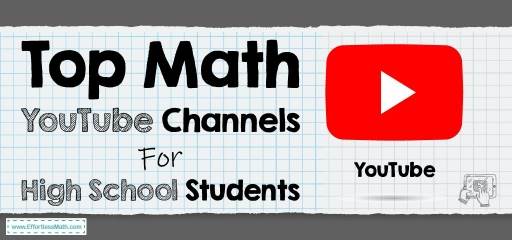 Top 5 Best Math YouTube Channels for High School Students